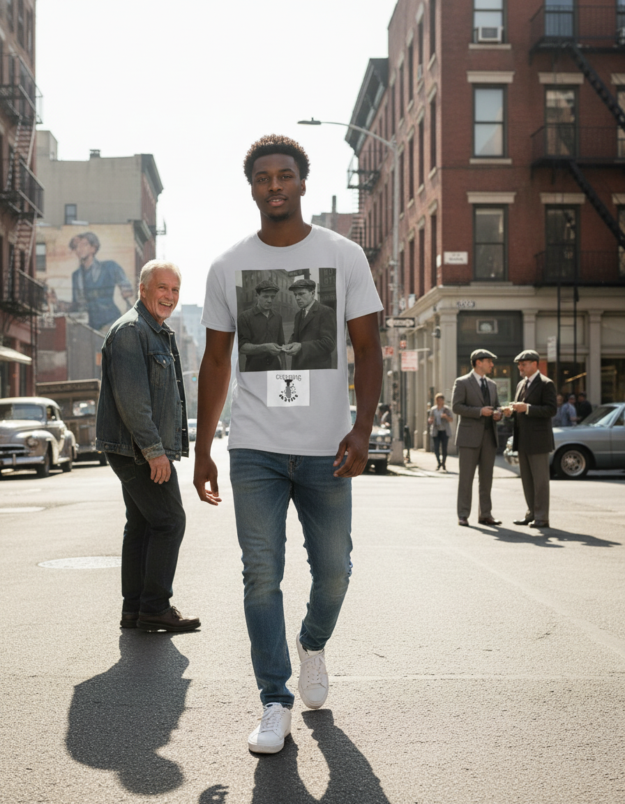 Grandad Dealer Graphic Tee — Legal Streetwear Statement Shirt | Mens Rea Clothing Justice