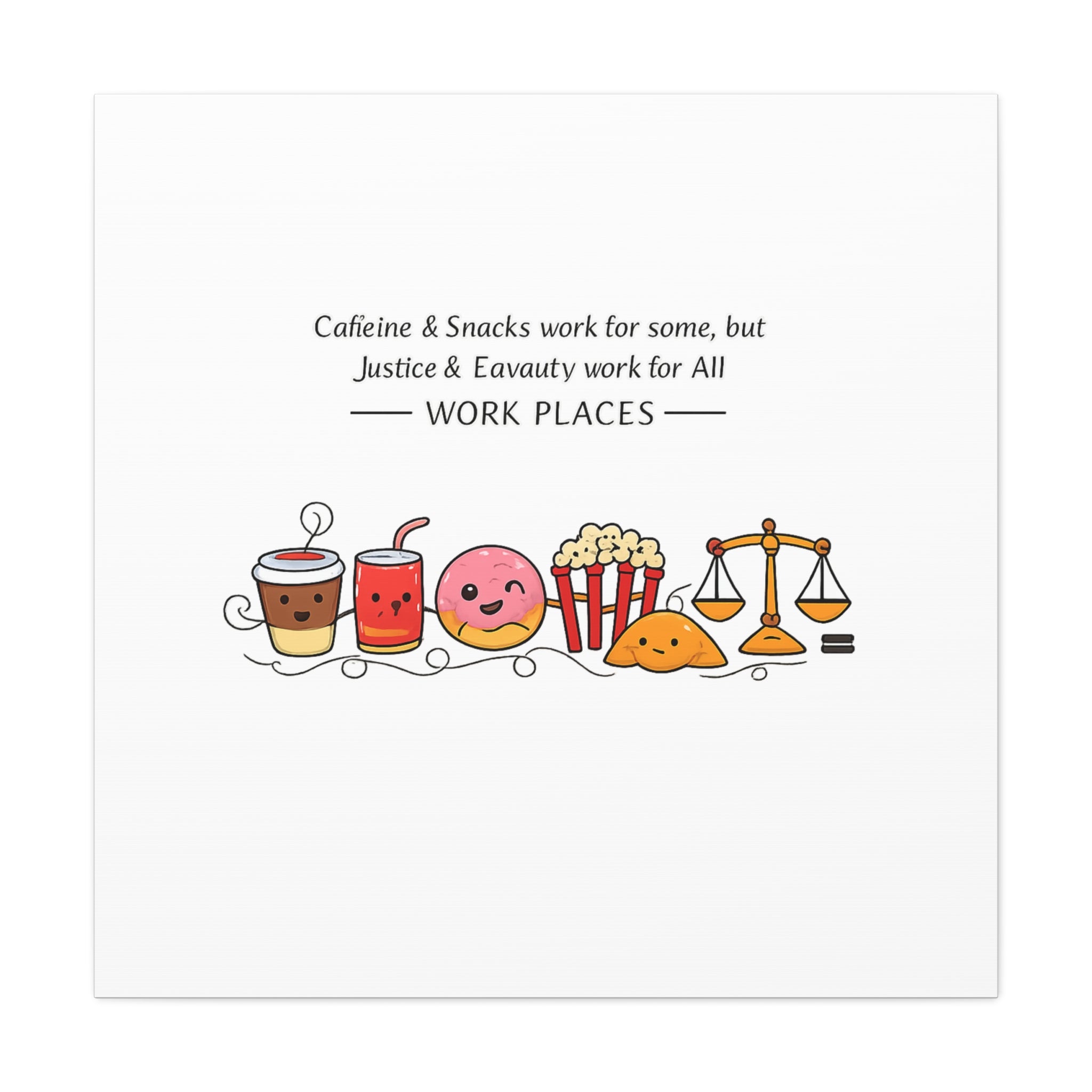 Snacks & Justice on the Job Canvas | Office Humor, Meeting Memes