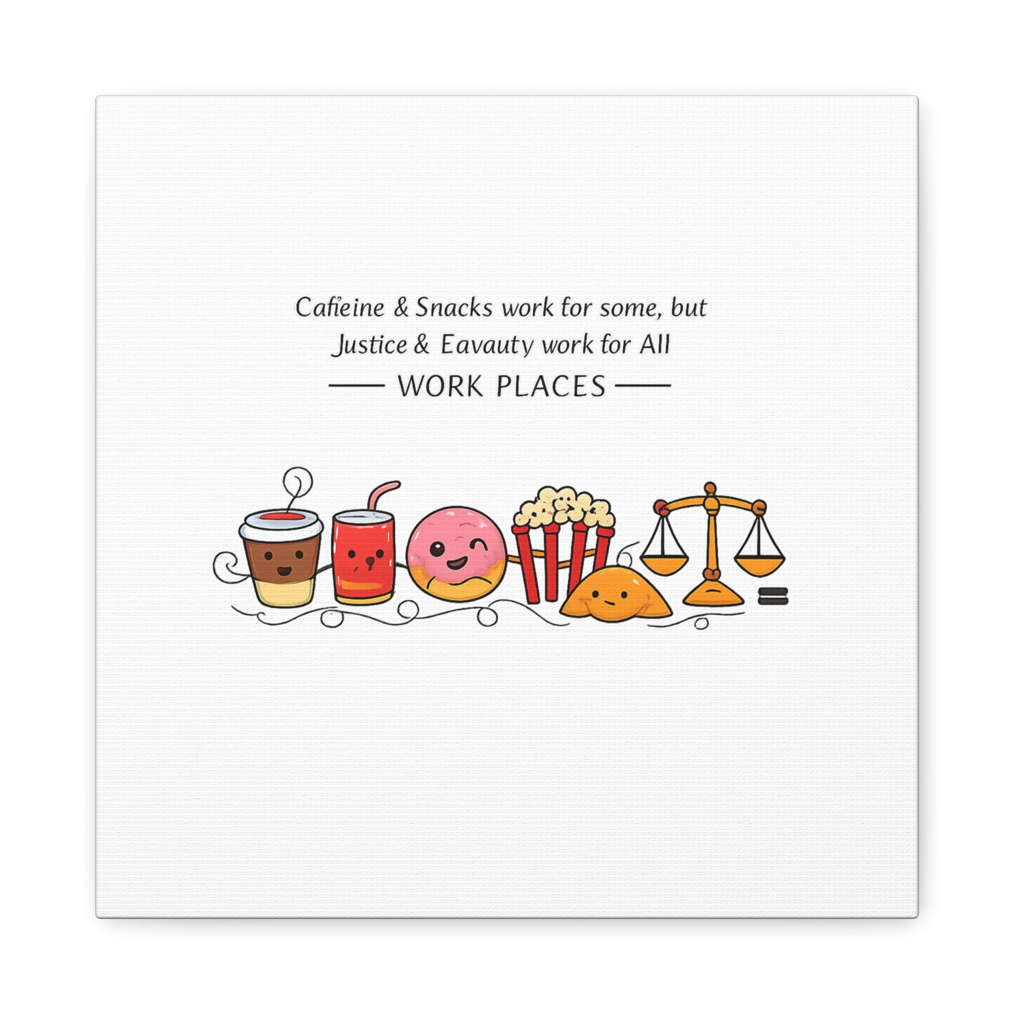 Snacks & Justice on the Job Canvas | Office Humor, Meeting Memes