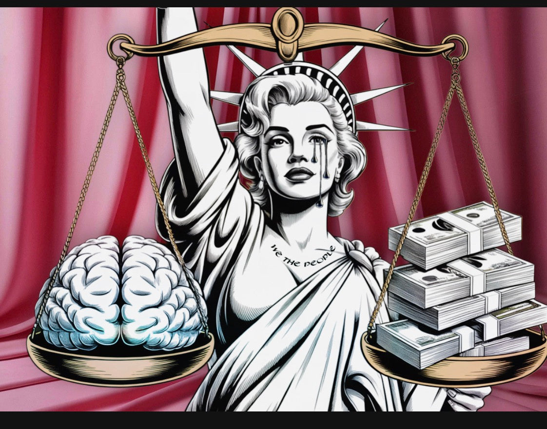 Mens Rea Apparel Crewneck Sweatshirt — 'Guilty Mind, Illicit Soul' Vintage Graphic