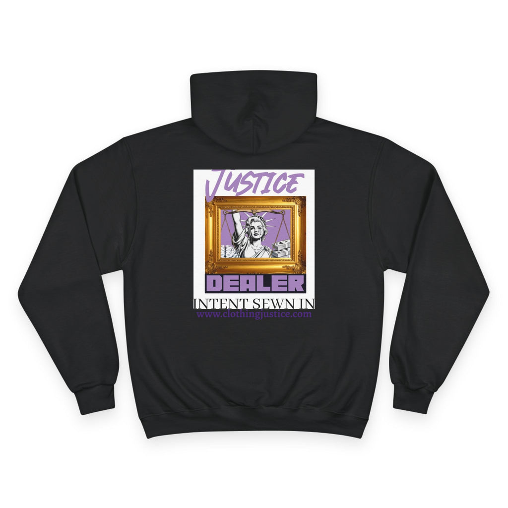 Champion Justice Dealer Hoodie — 1st Edition Exclusive | Mens Rea Clothing Justice