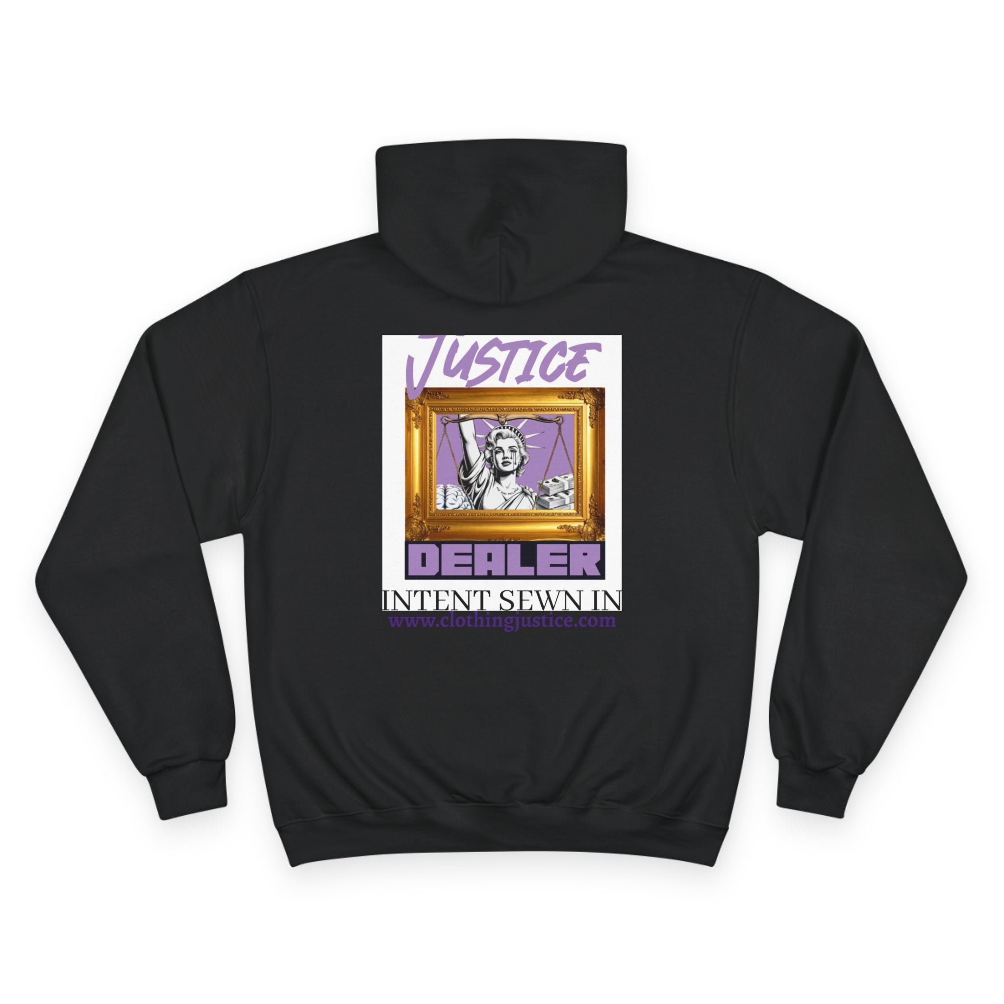 Champion Justice Dealer Hoodie — 1st Edition Exclusive | Mens Rea Clothing Justice
