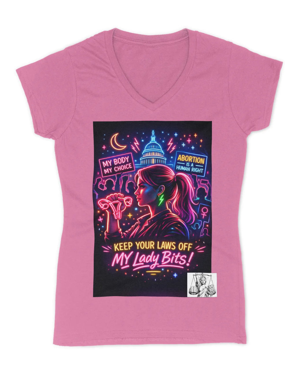 Neon Rights Women's Tee