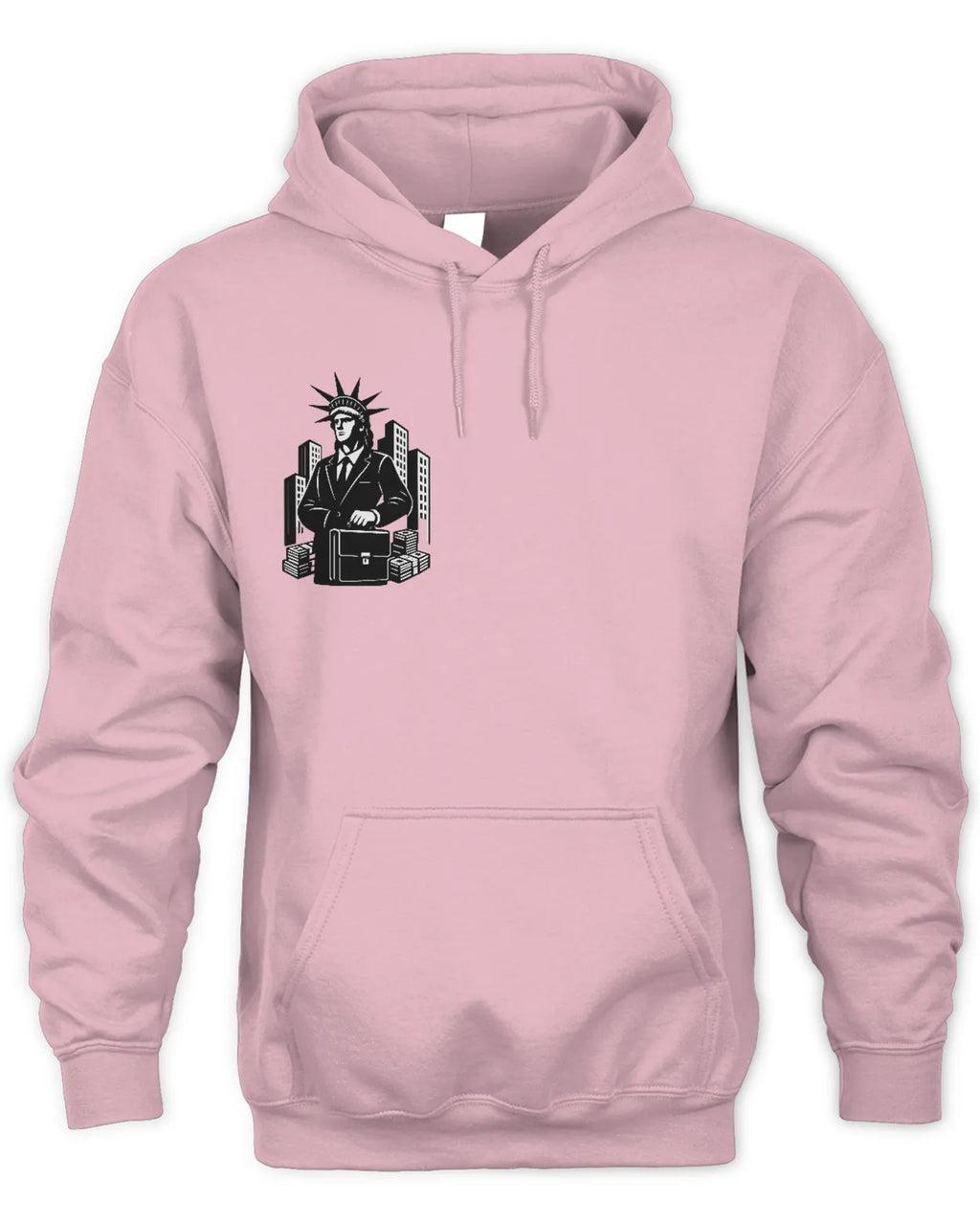 Statue of Fraud Hoodie-Activist Streetwear-Clothing Justice