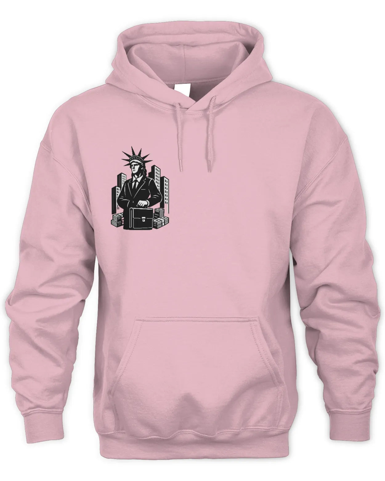 Statue of Fraud Hoodie-Activist Streetwear-Clothing Justice