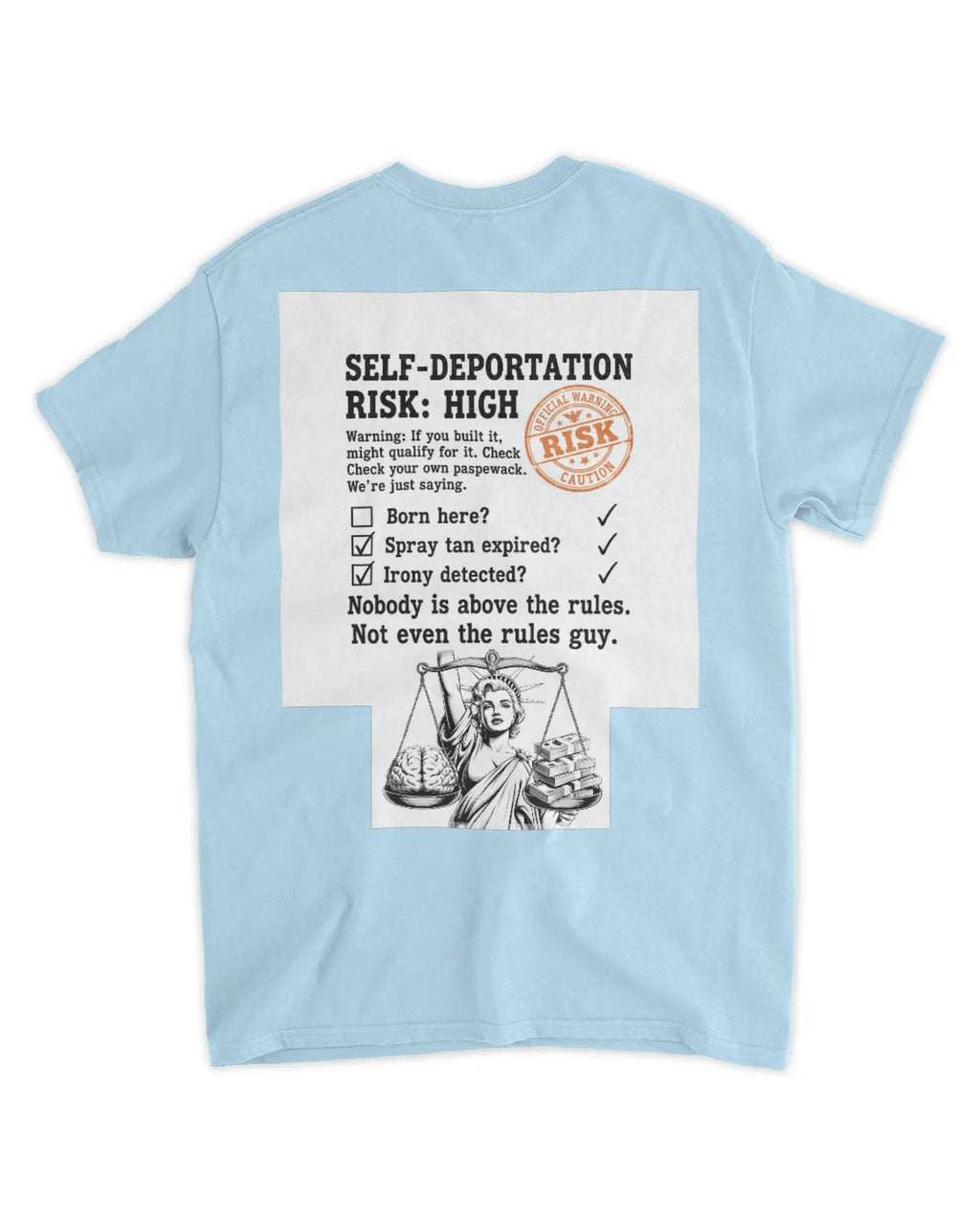 Orange ? Mens fitted t-shirt