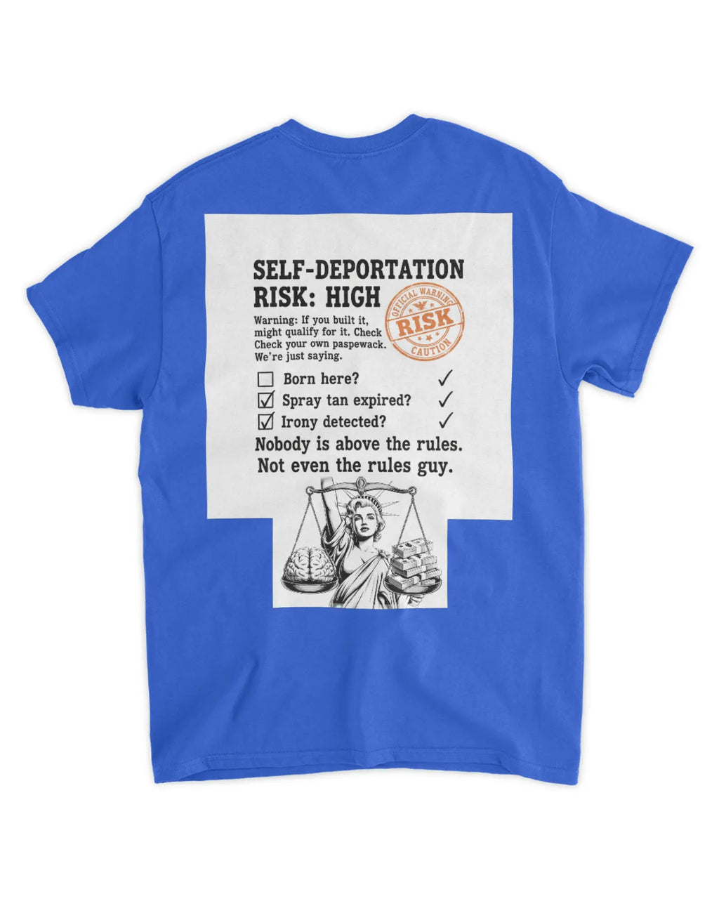 Orange ? Mens fitted t-shirt