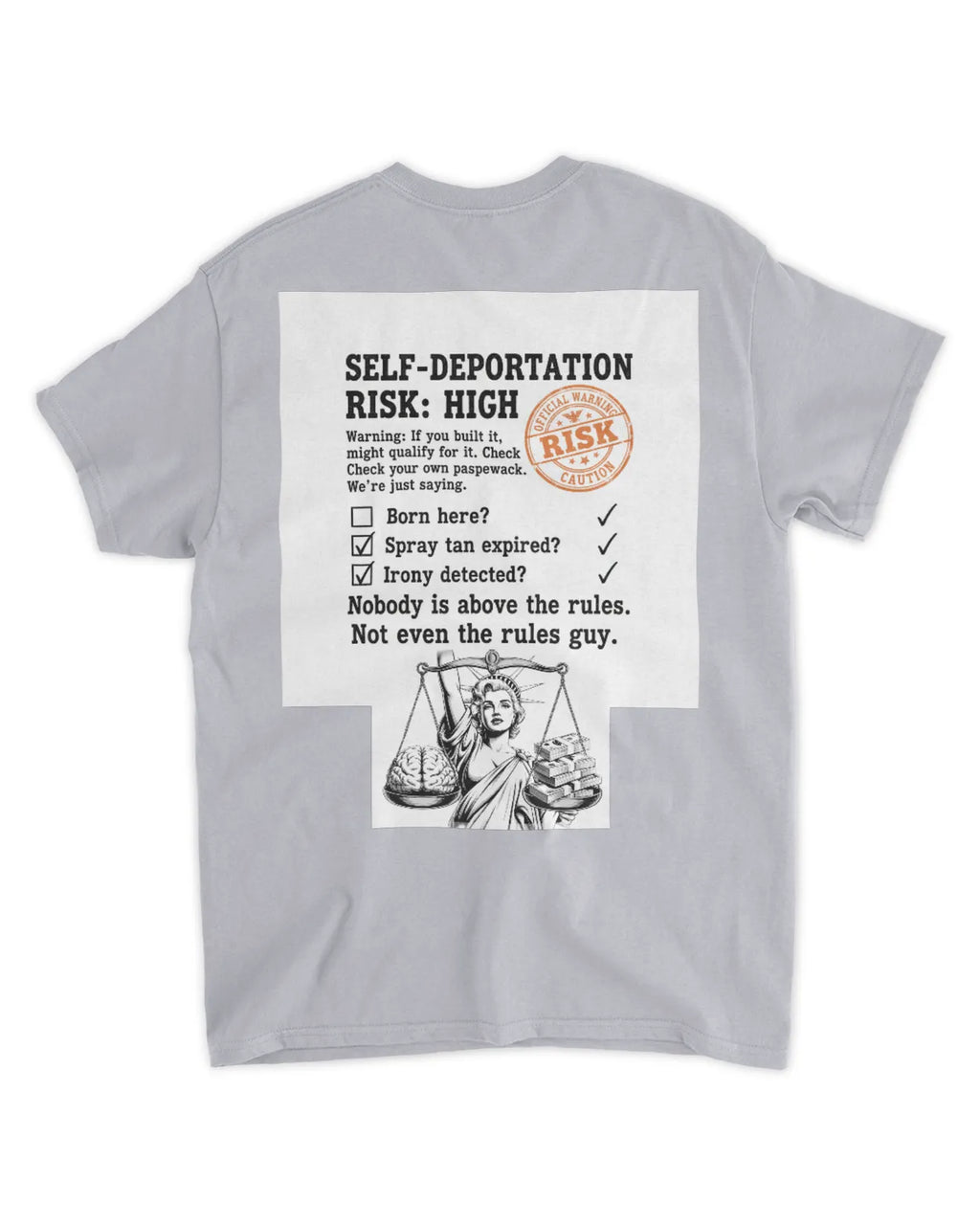 Orange ? Mens fitted t-shirt