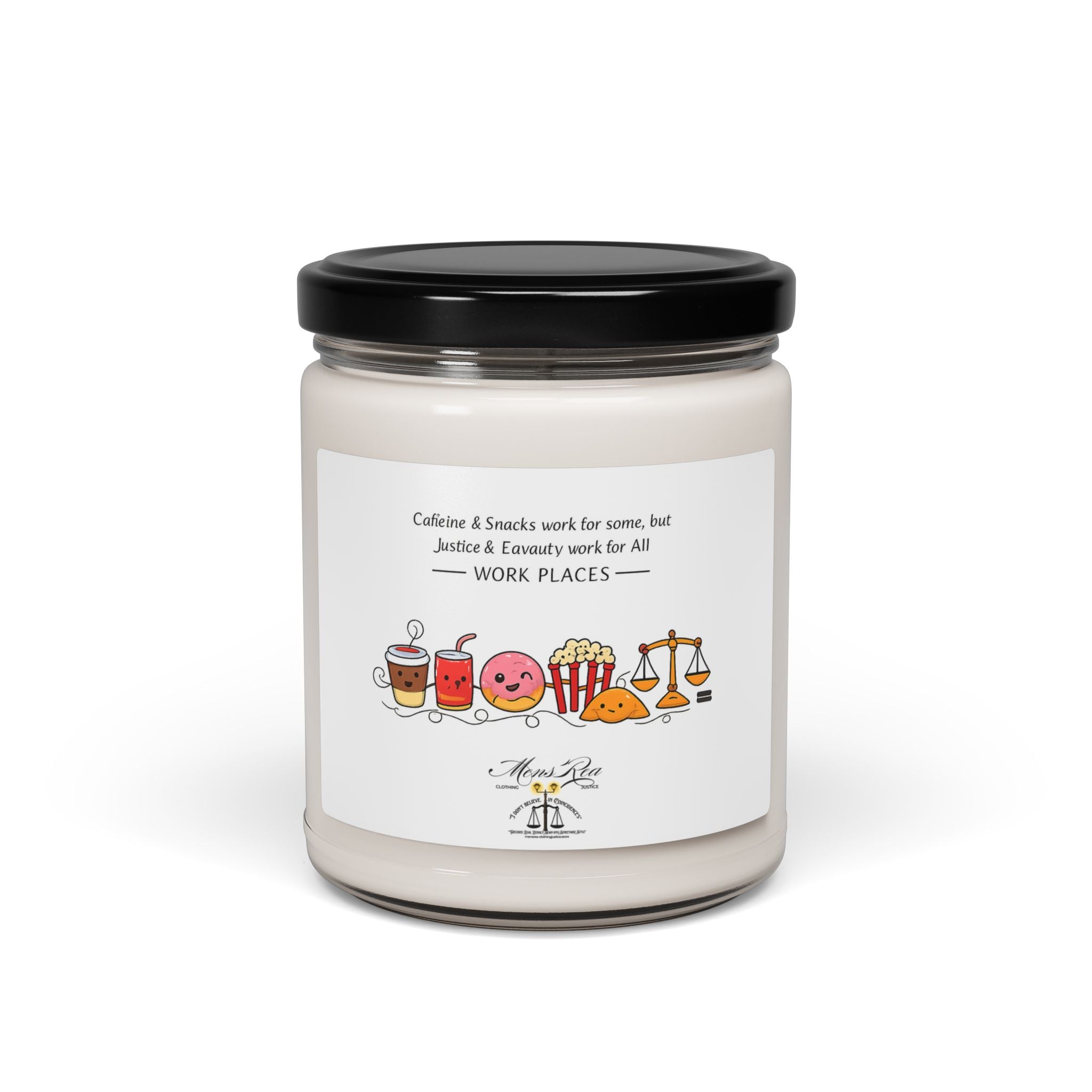 Office Snacks Candle | Scented Soy Candle, Coffee Fuel, Office Humor