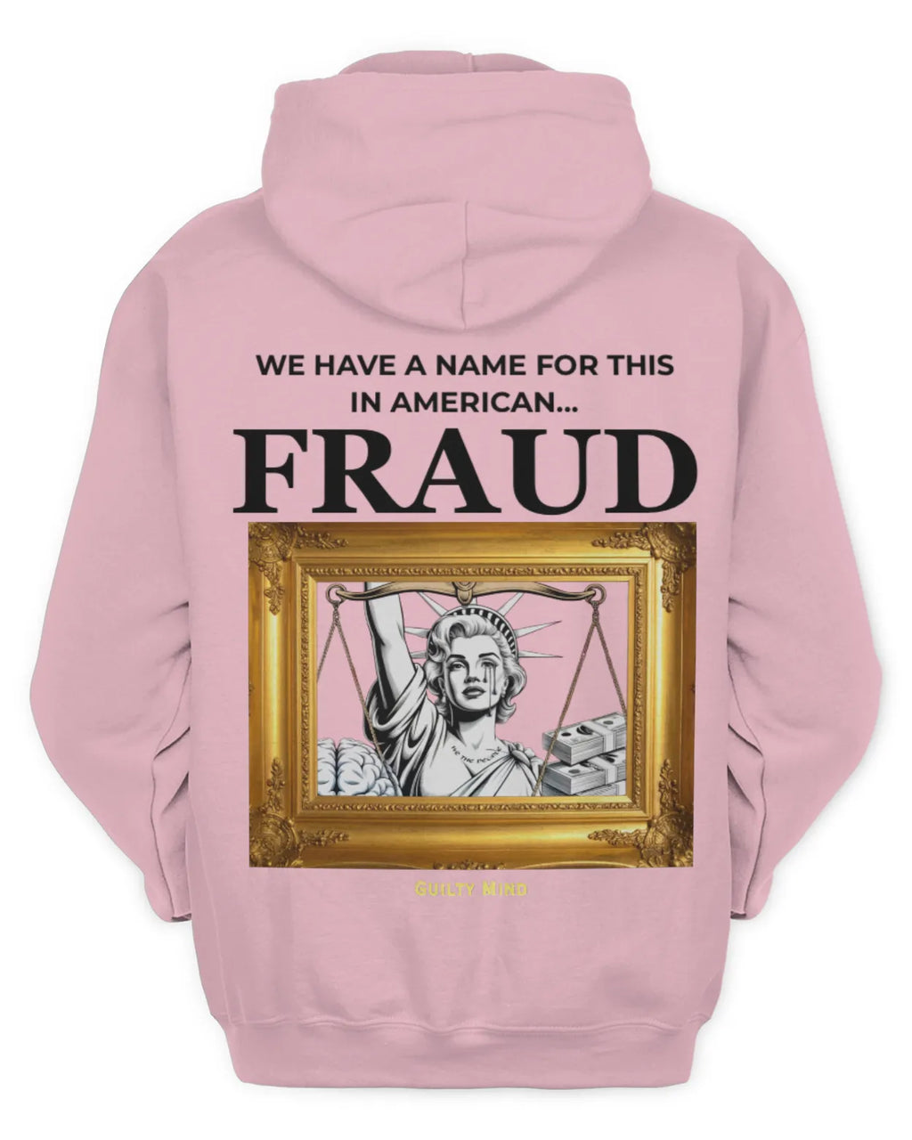 Statue of Fraud Hoodie-Activist Streetwear-Clothing Justice