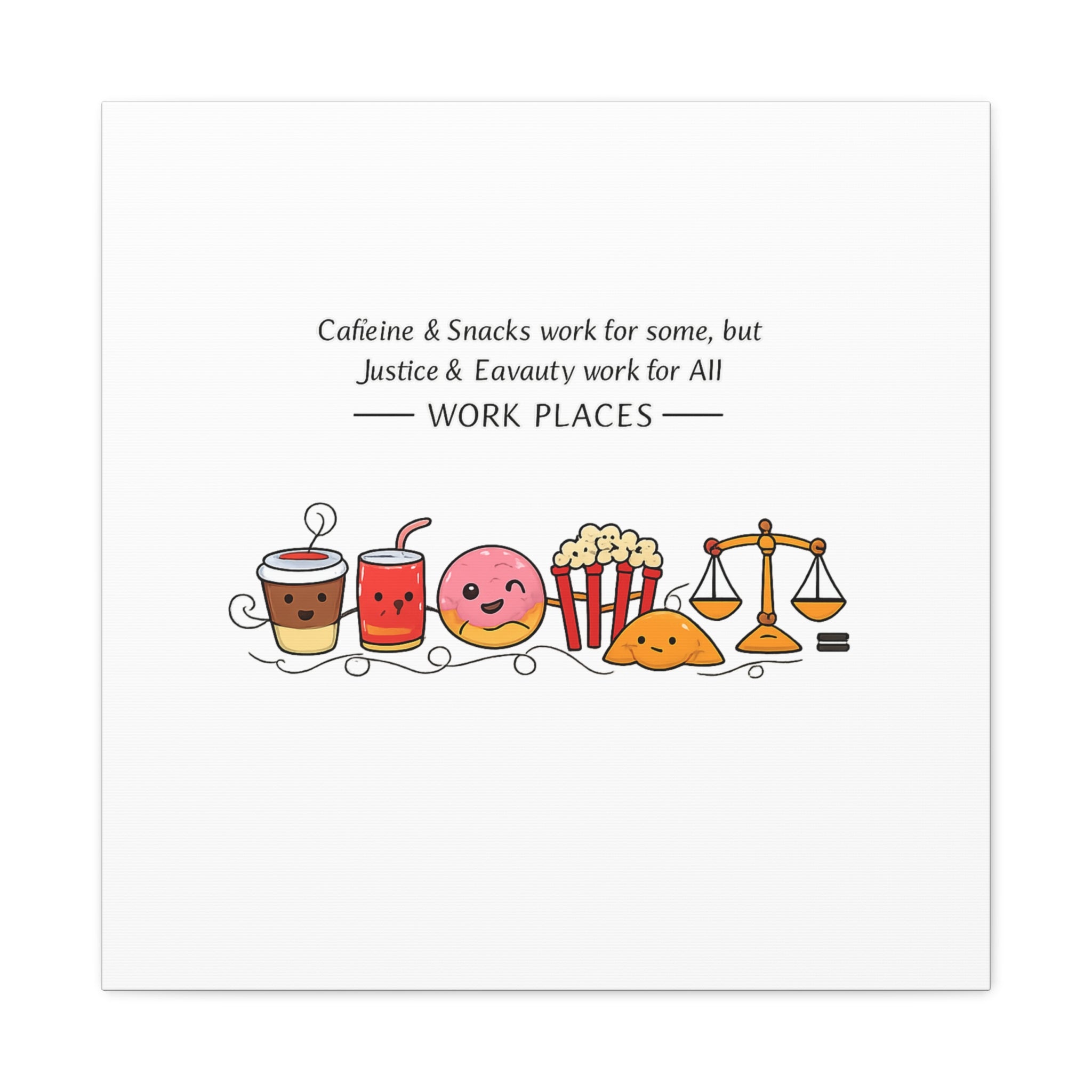 Snacks & Justice on the Job Canvas | Office Humor, Meeting Memes