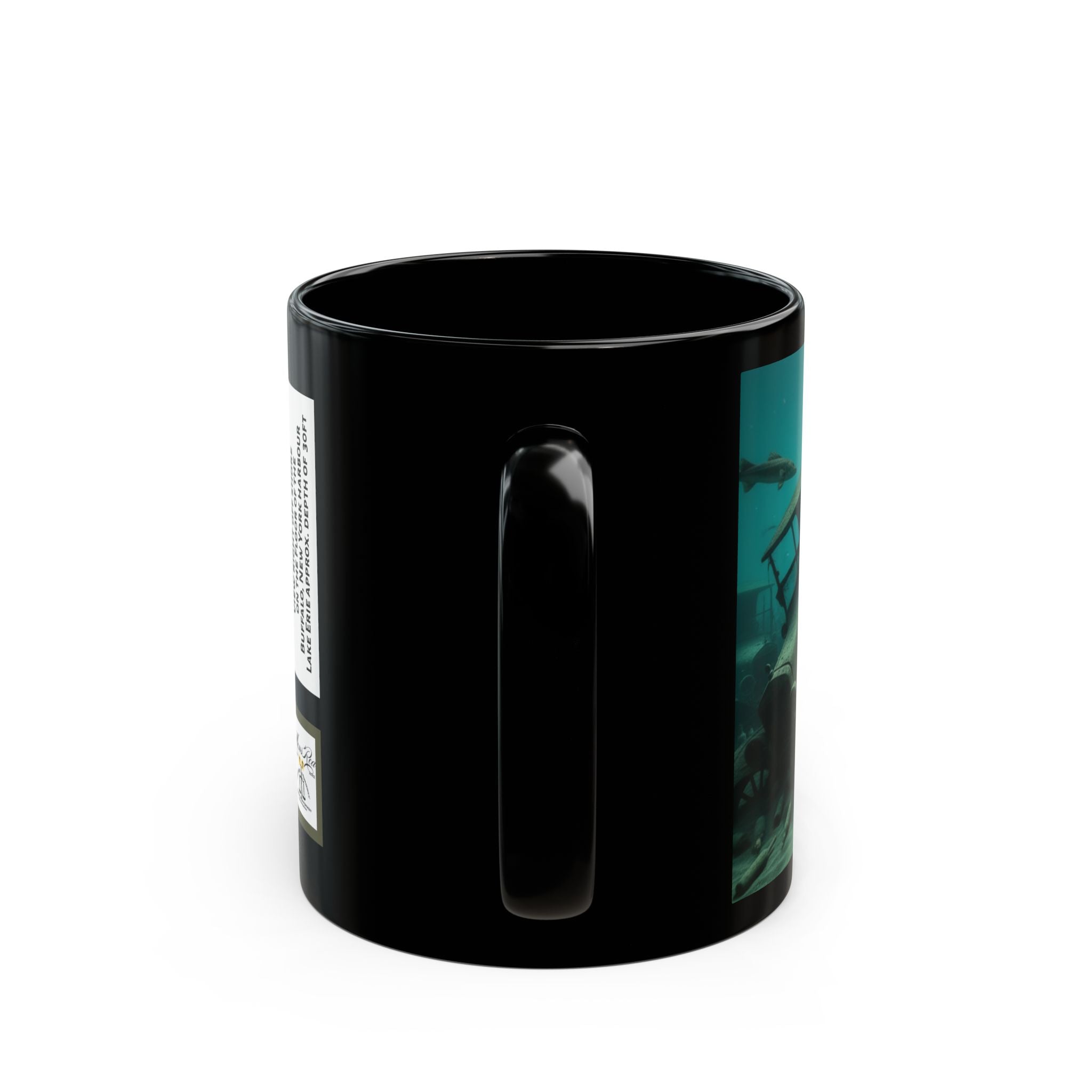 History Remembered Black Mug — "Remember History or Repeat It" Inspirational Coffee Cup