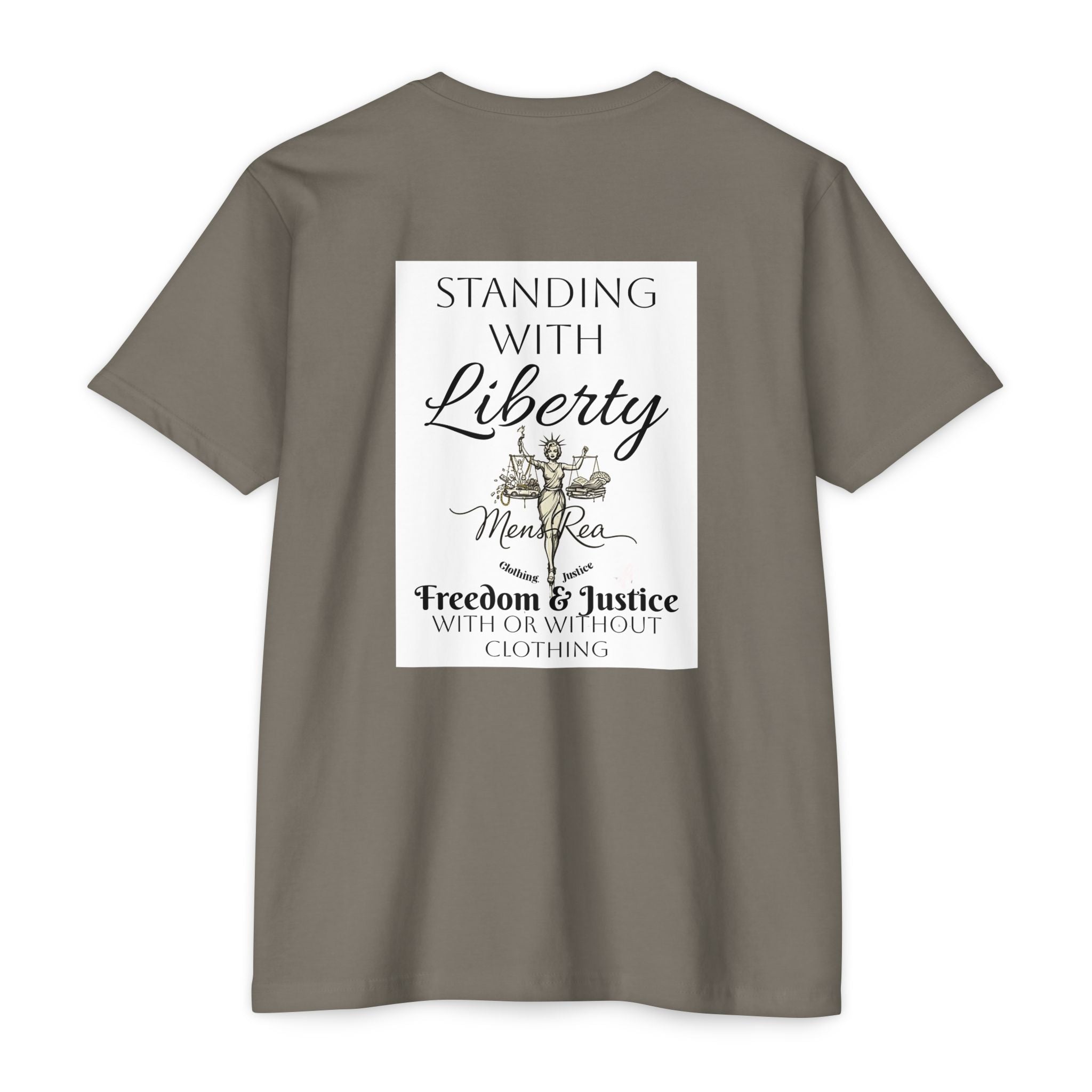 Clothing Justice 'Censored' Graphic T-Shirt — Bold Pop-Art Statue Design