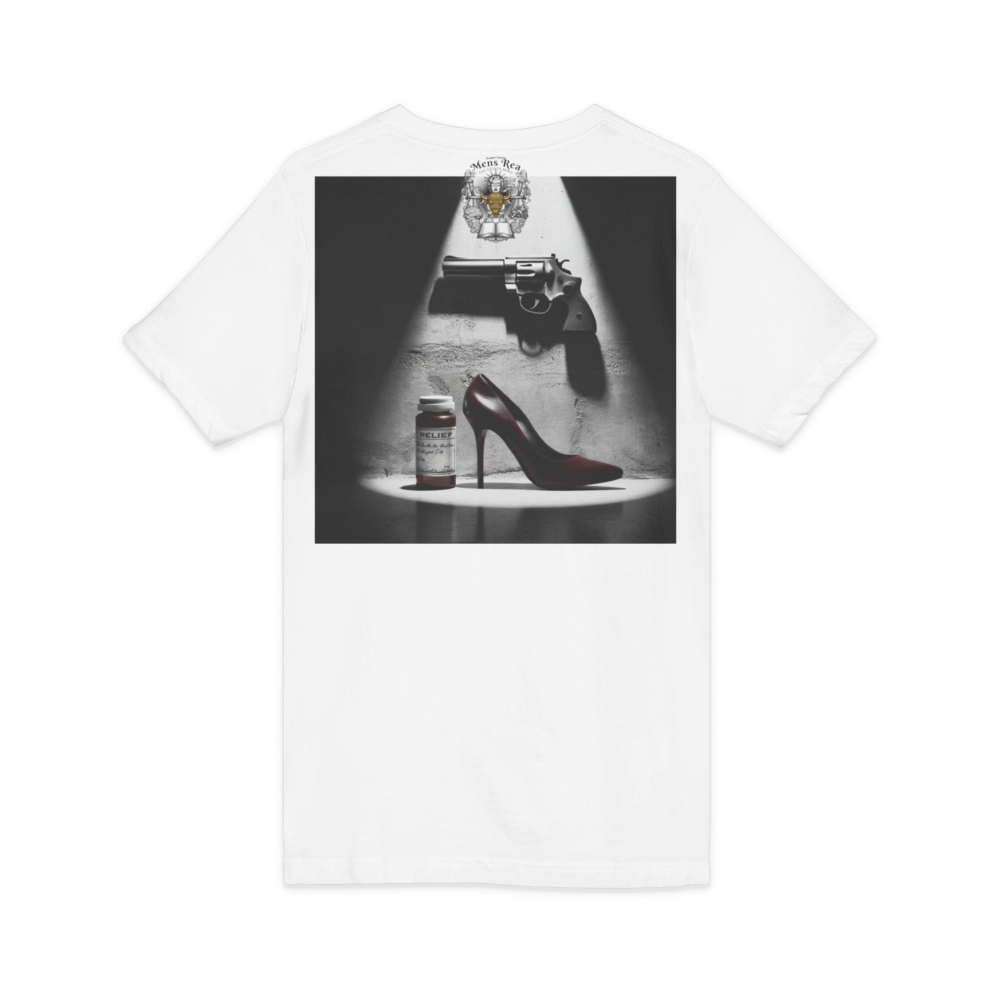 V-Neck Tee — Retro Femme Icon Pop Art Graphic Shirt