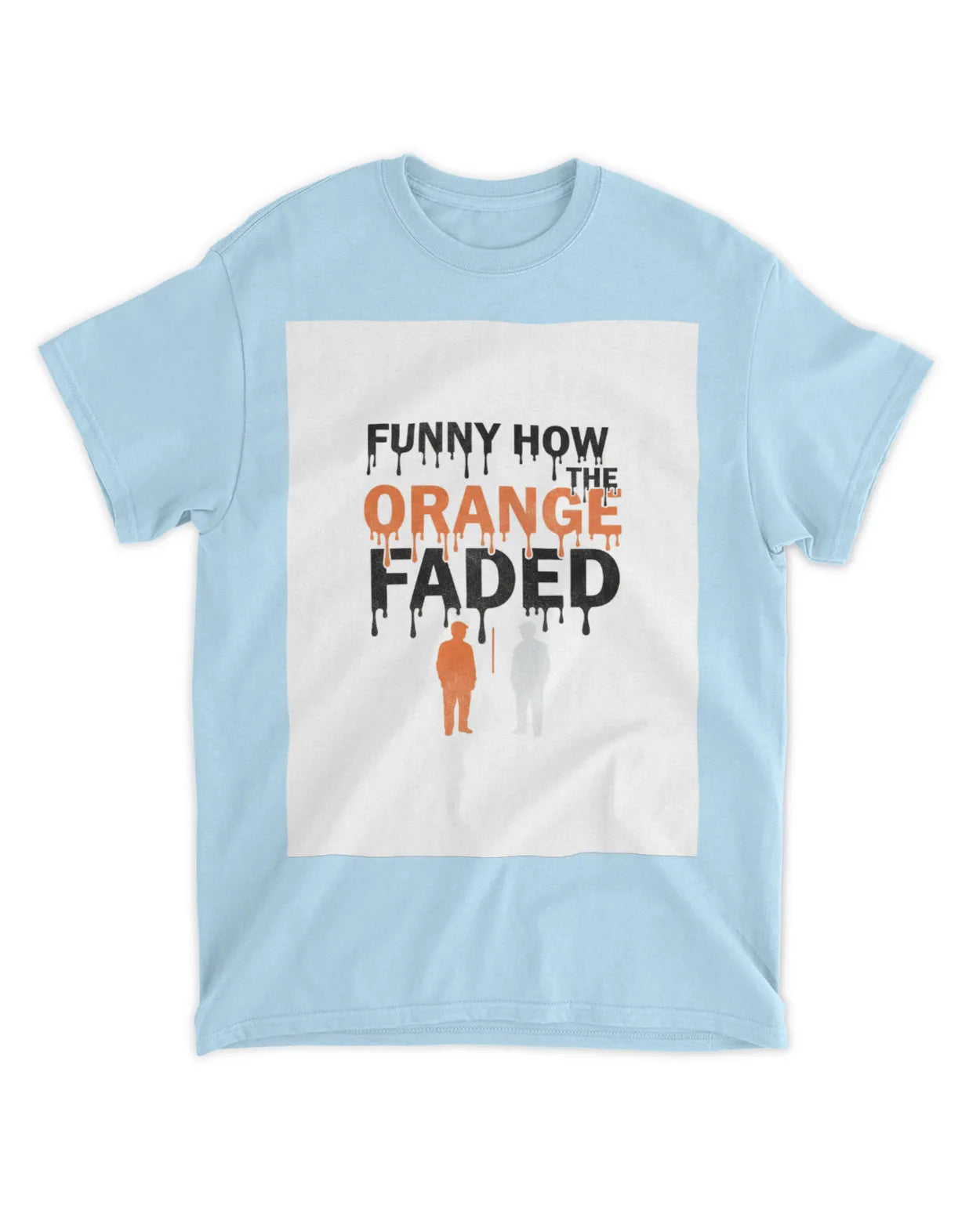 Orange ? Mens fitted t-shirt
