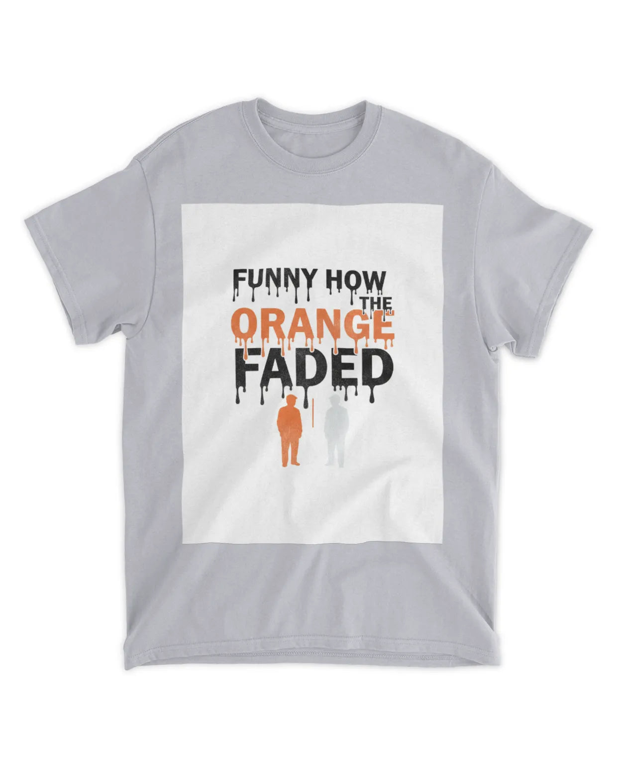 Orange ? Mens fitted t-shirt