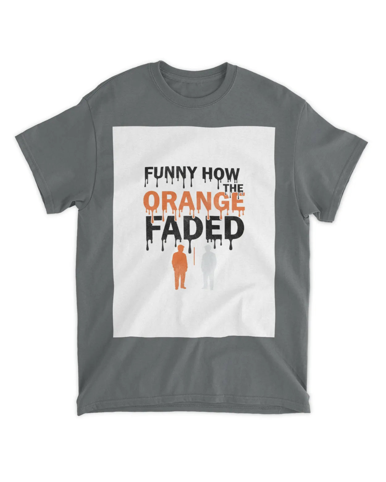 Orange ? Mens fitted t-shirt