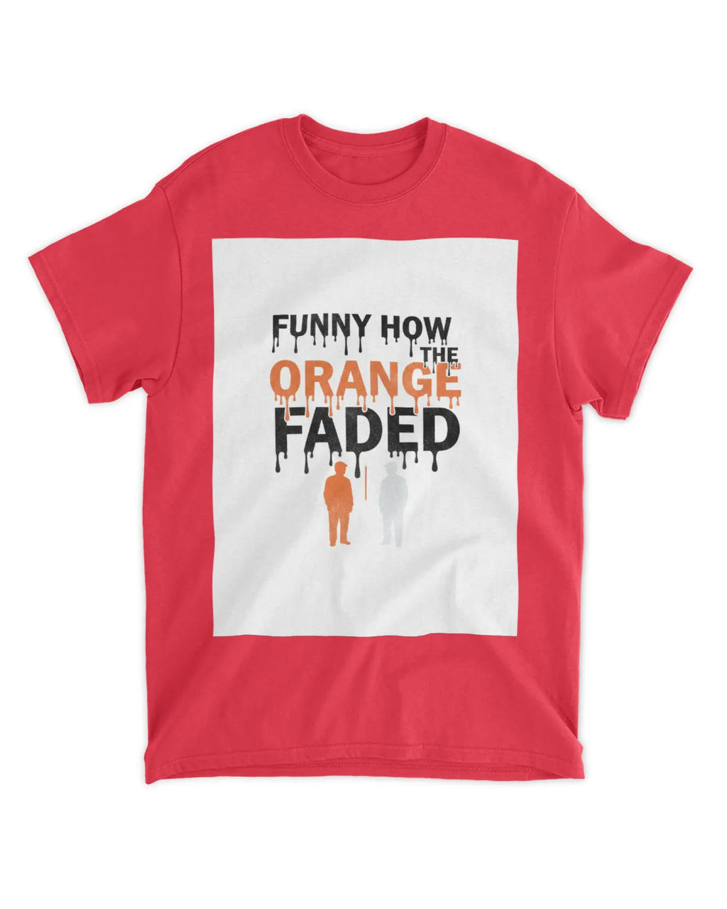 Orange ? Mens fitted t-shirt