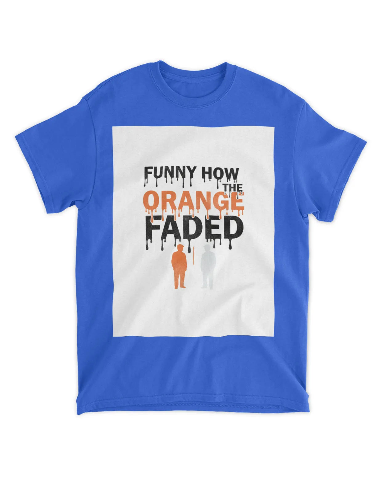 Orange ? Mens fitted t-shirt