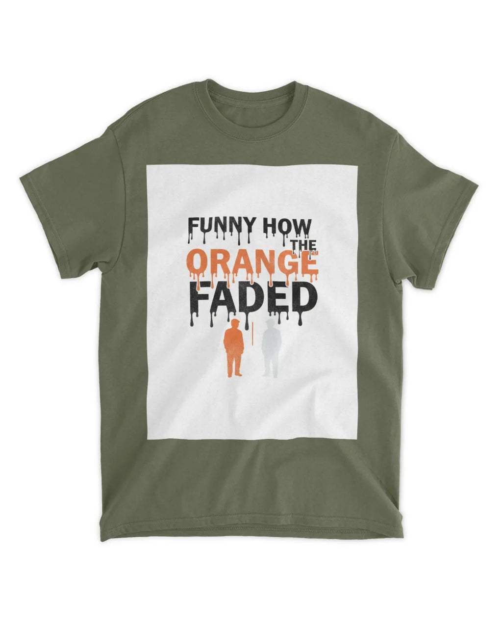 Orange ? Mens fitted t-shirt