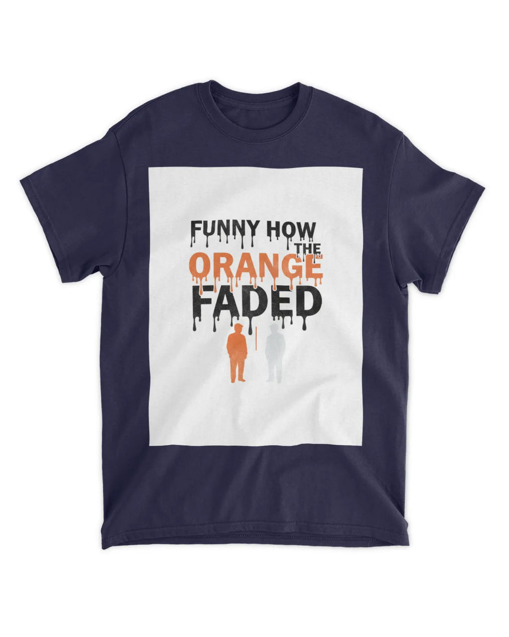 Orange ? Mens fitted t-shirt