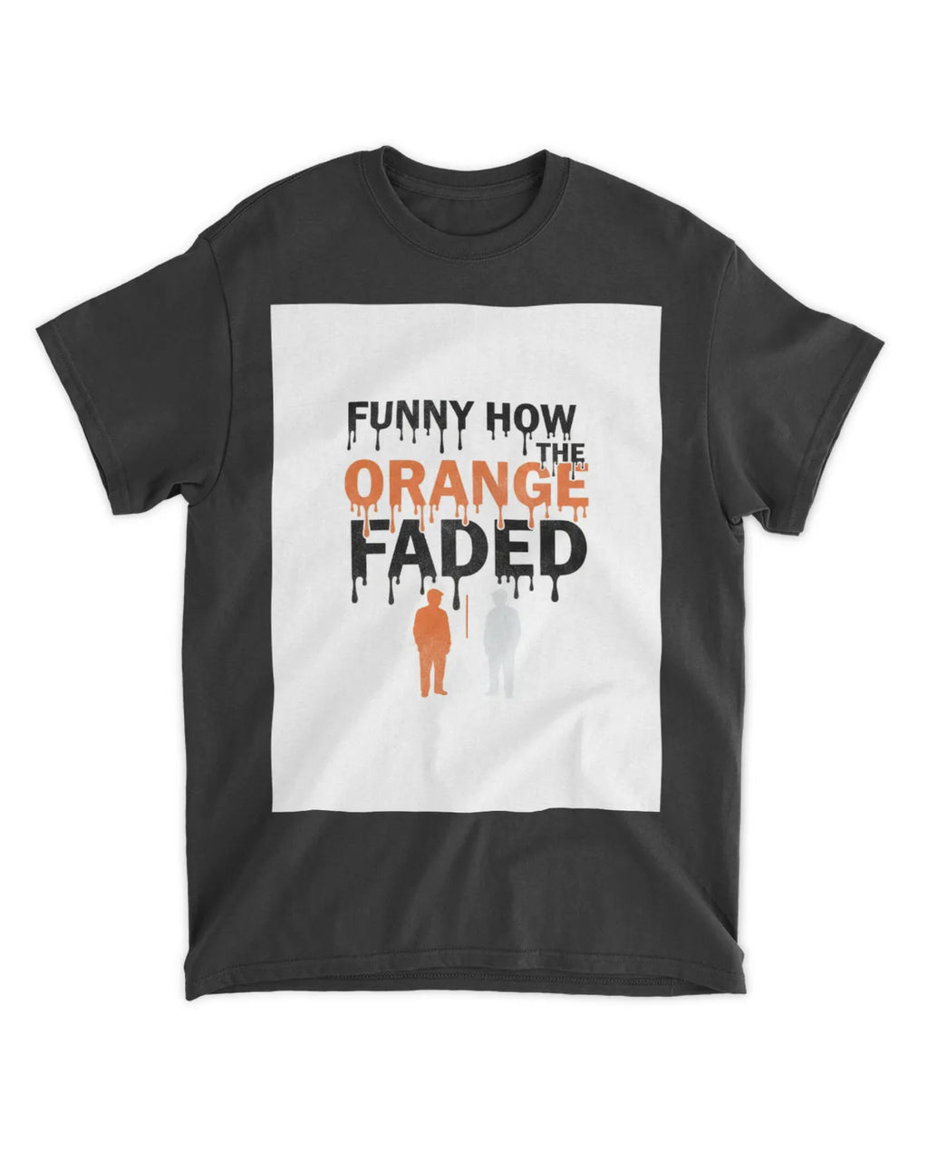 Orange ? Mens fitted t-shirt