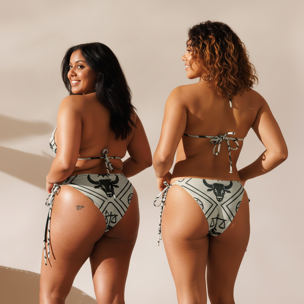 SWIM FOR CHANGE-String Bikini Set-Eco friendly swim wear — Activist Swimwear | Clothing Justice