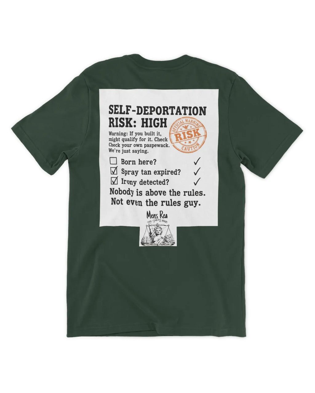 Vote for Orange-Fair Voting Movement-activist tee-Clothing Justice