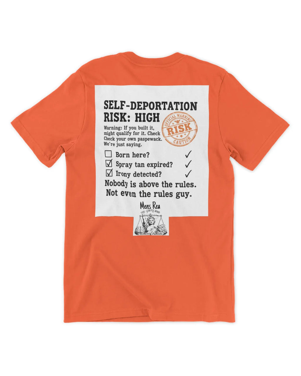 Vote for Orange-Fair Voting Movement-activist tee-Clothing Justice