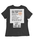 Orange Women's Fitted T-Shirt