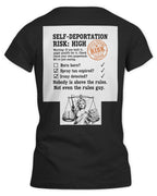 Orange Women's Fitted T-Shirt