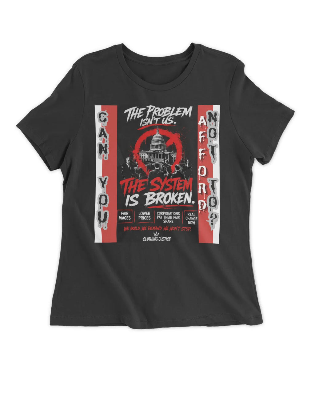 Played House-T-Shirt-Womens fitter-Activism Apparel-Clothing Justice