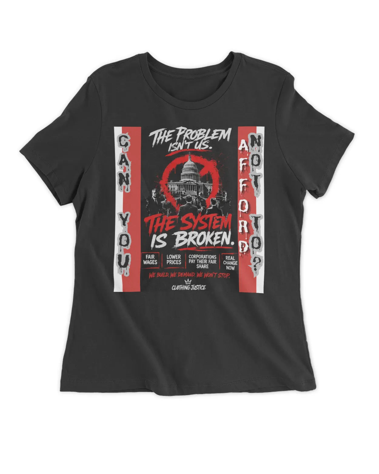 Played House-T-Shirt-Womens fitter-Activism Apparel-Clothing Justice