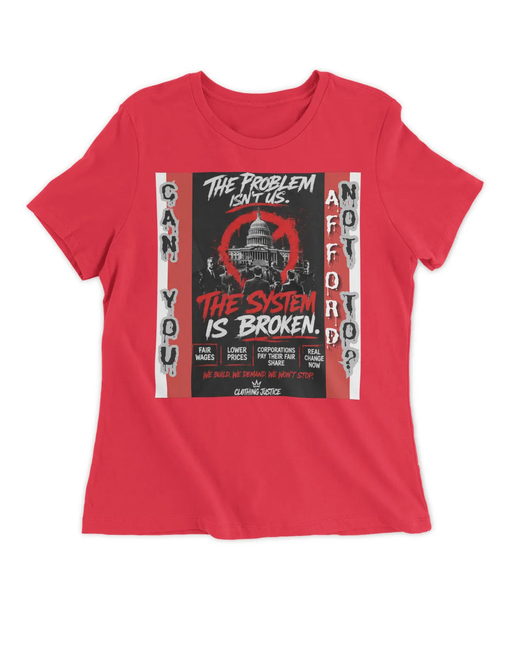 Played House-T-Shirt-Womens fitter-Activism Apparel-Clothing Justice